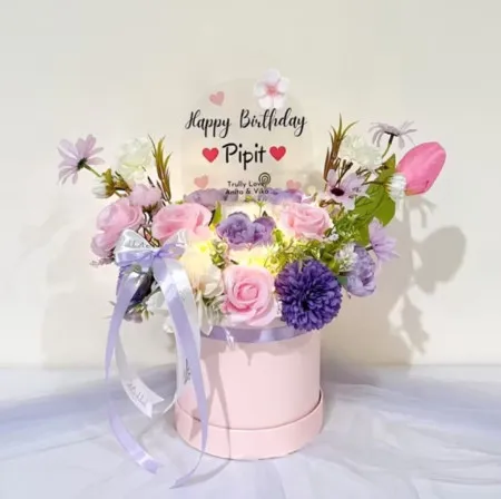 Bloom Box Akrilik Ucapan Ulang Tahun Wonosobo